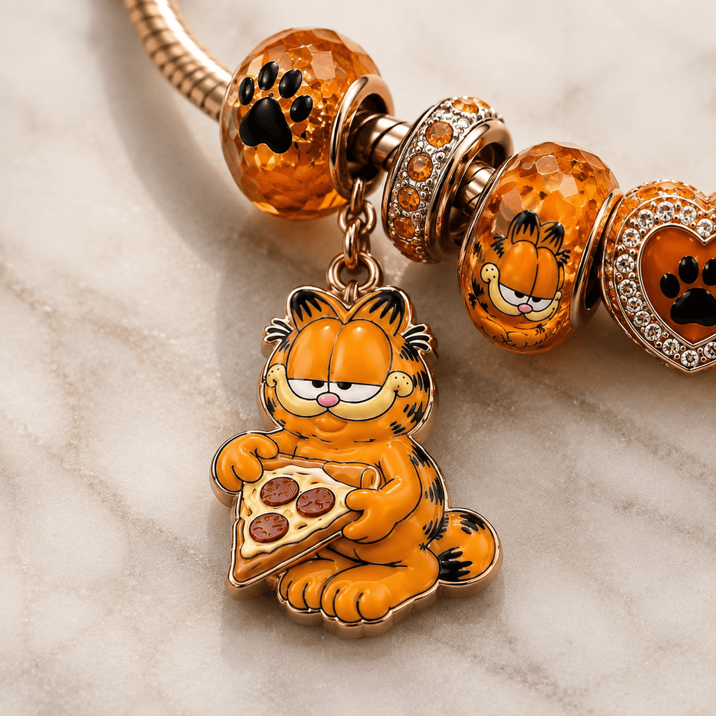 TGM Gold Charm Bracelet Set BMD
