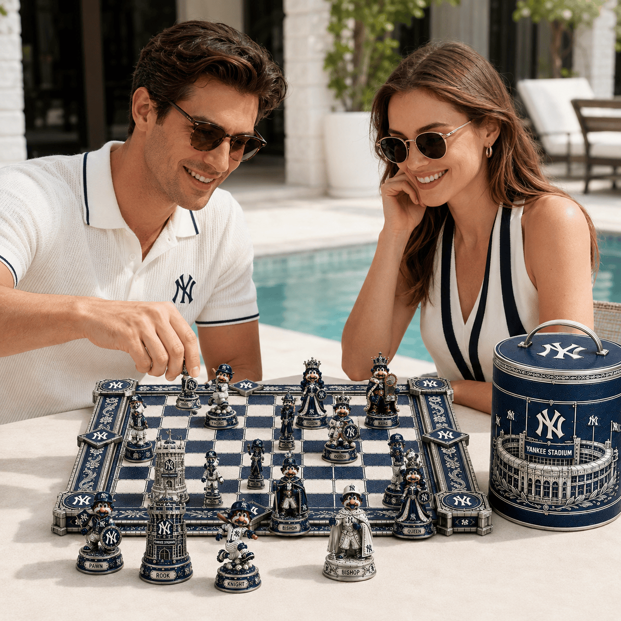 Premium NYY Chess Set NPL