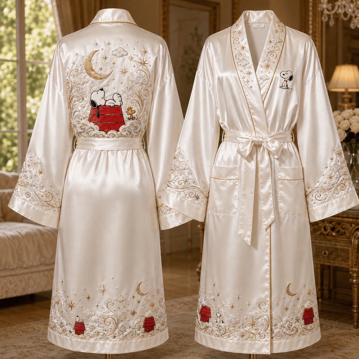 PREMIUM SPNY Satin Robe NVH