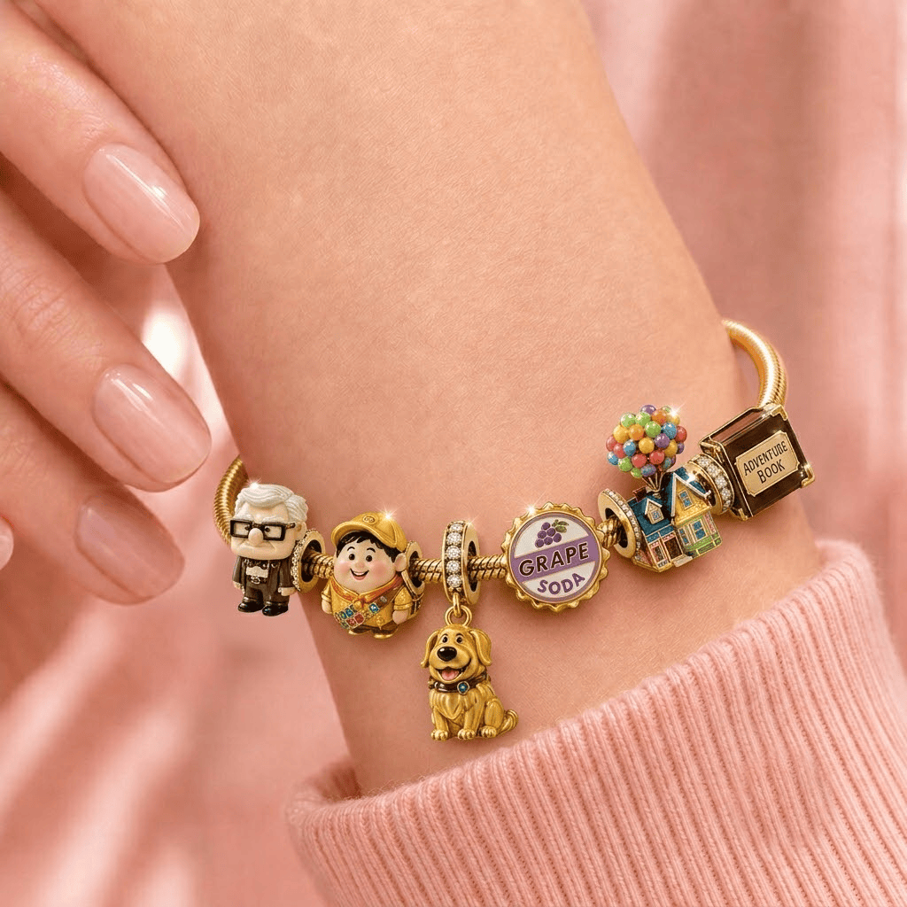 UPP Gold Charm Bracelet Set TMH