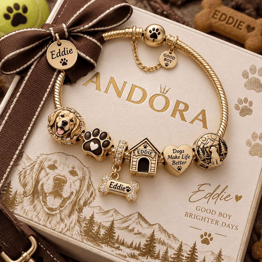 EDIE Gold Charm Bracelet Set PTT