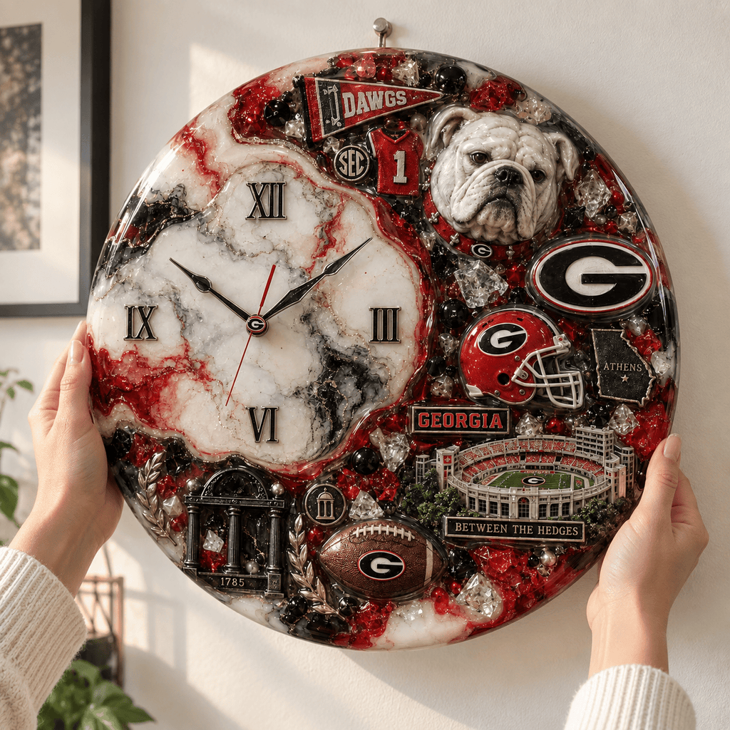 Premium GGBD Statement 3D Decorative Wall Clock HTTT