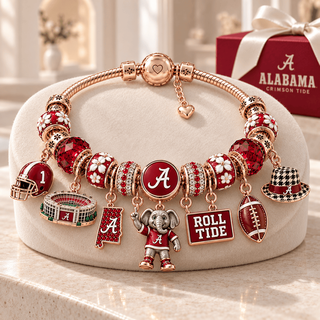 ACT Gold Charm Bracelet Set NHVH