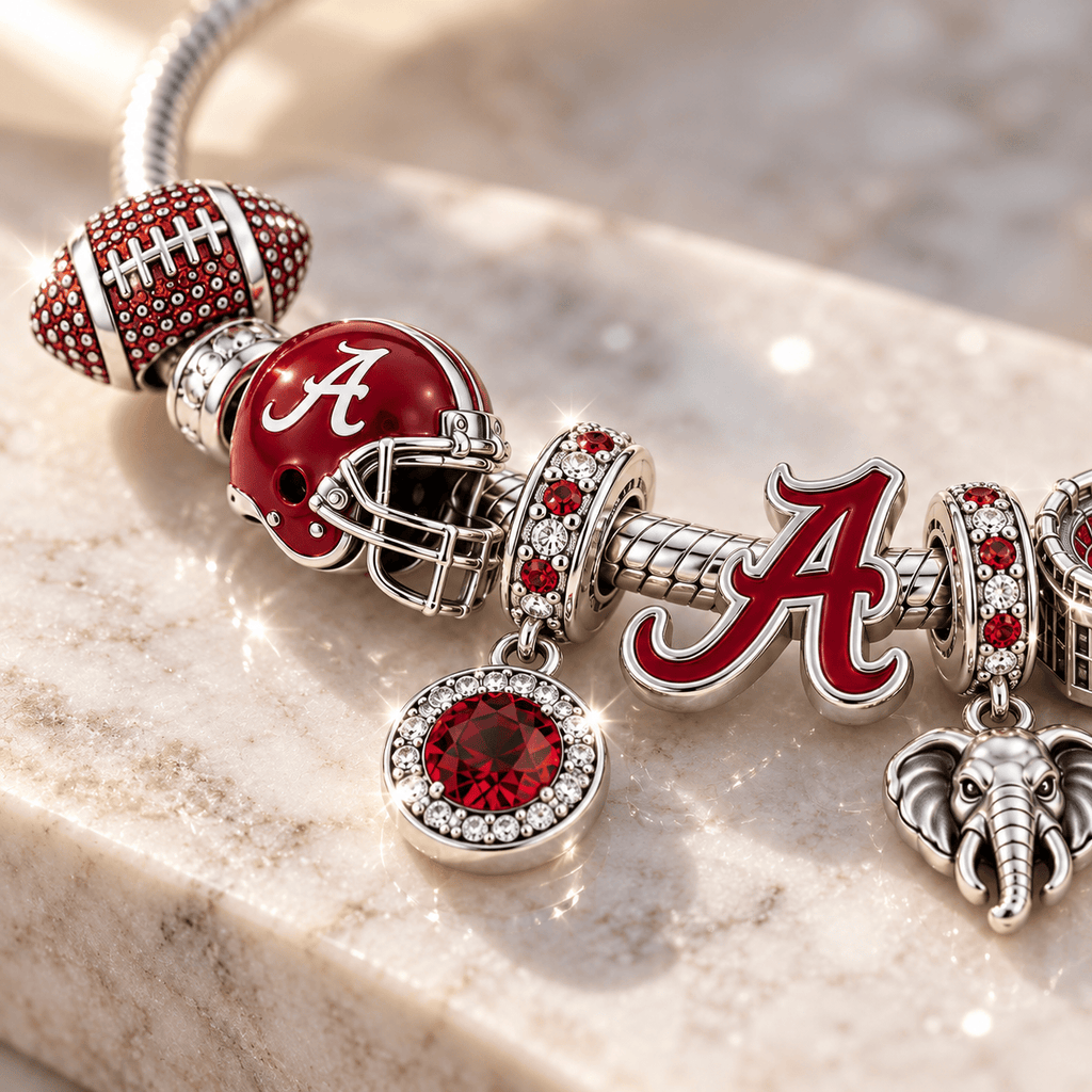 ACT Silver Charm Bracelet Set BMD