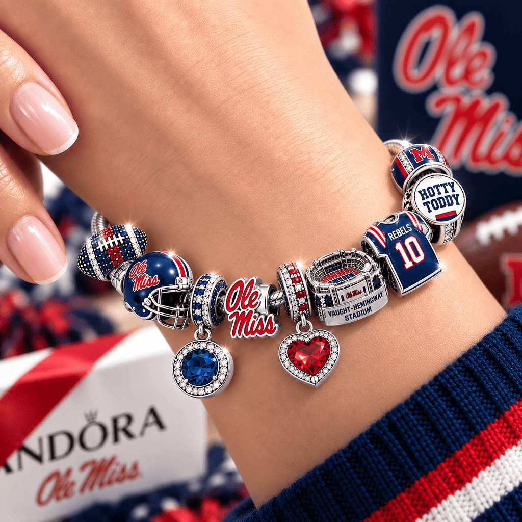OMR Silver Charm Bracelet Set BMD